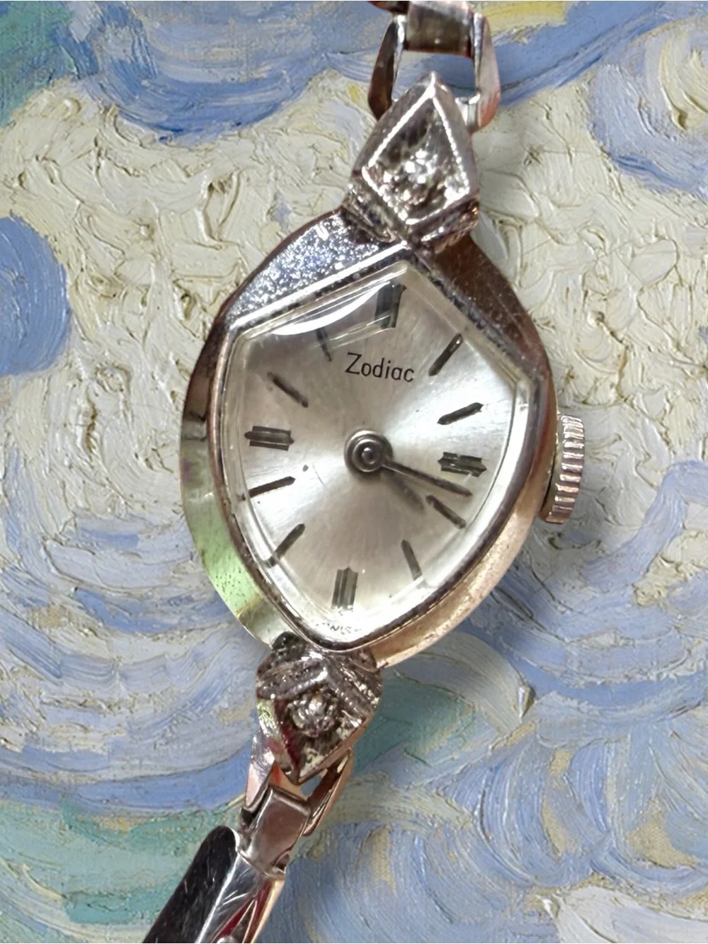 1950’s Vintage Zodiac Watch 10k RGP with Presentation Box & Tags! FULL Gift Set!